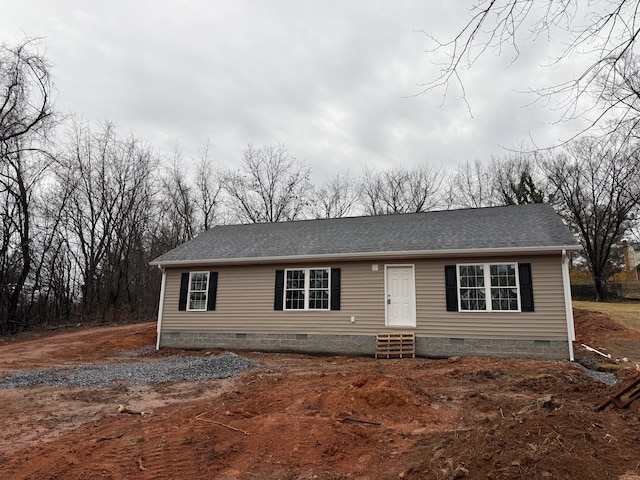 view of front of property