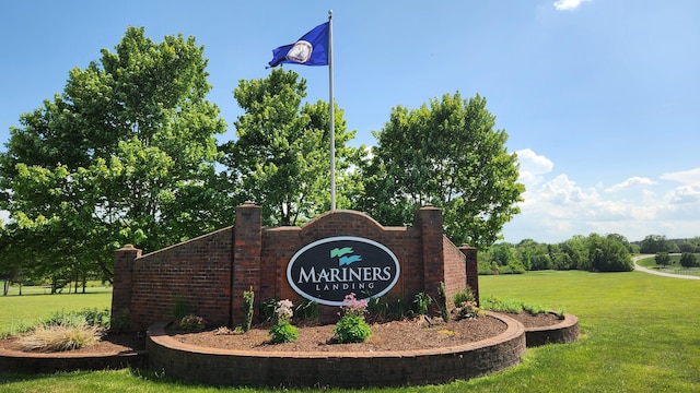 1057 Barrow Hills Dr, Huddleston, VA 24104 - community / neighborhood sign with a lawn