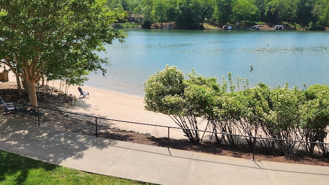 1057 Barrow Hills Dr, Huddleston, VA 24104 - water view featuring fence