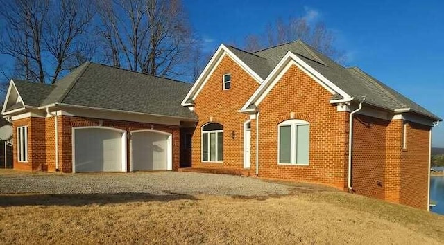 view of home's exterior with a garage