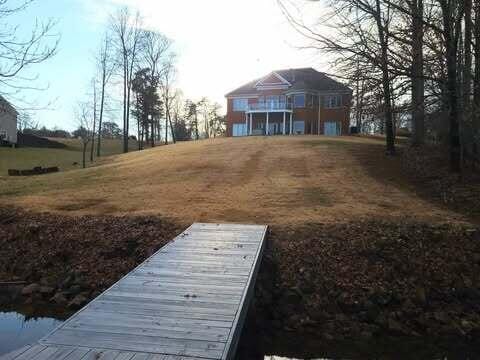 exterior space with a boat dock