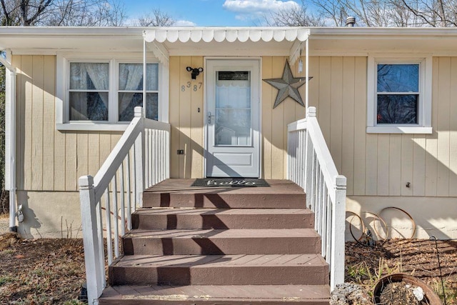 view of entrance to property