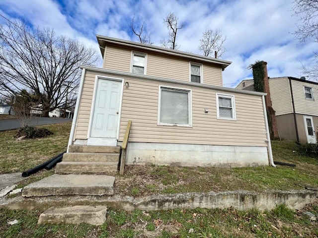 view of rear view of house