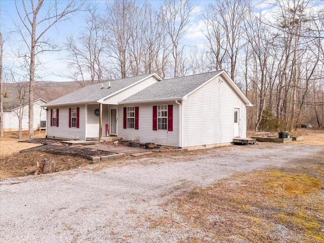 view of front of property