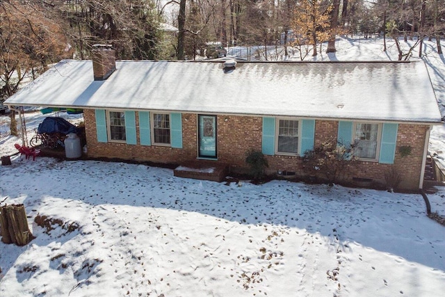 view of front of home