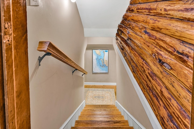view of stairs