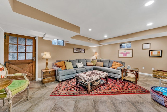 view of living room