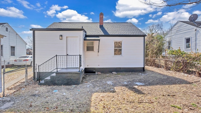 view of rear view of house