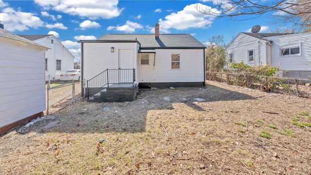 view of rear view of house