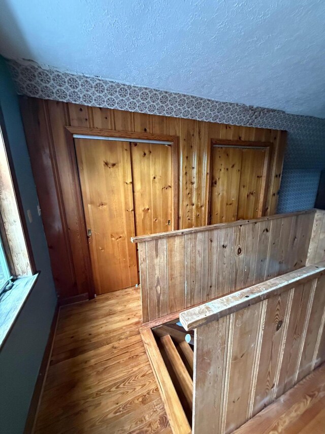 45 Hillcrest Dr, Rocky Mount, VA 24151 - details with a textured ceiling and wood finished floors