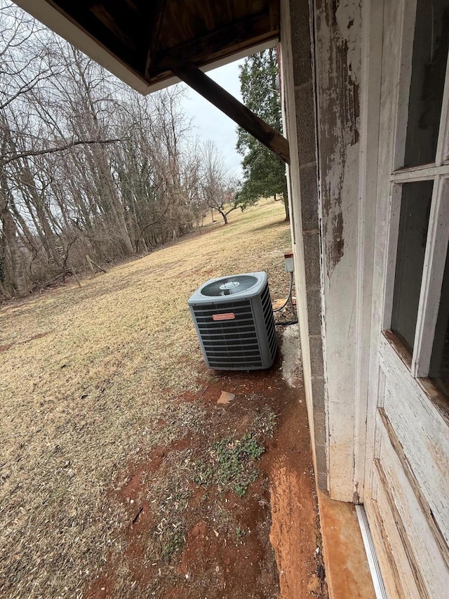 45 Hillcrest Dr, Rocky Mount, VA 24151 - details featuring central air condition unit