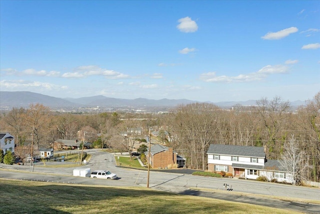 view of mountain feature