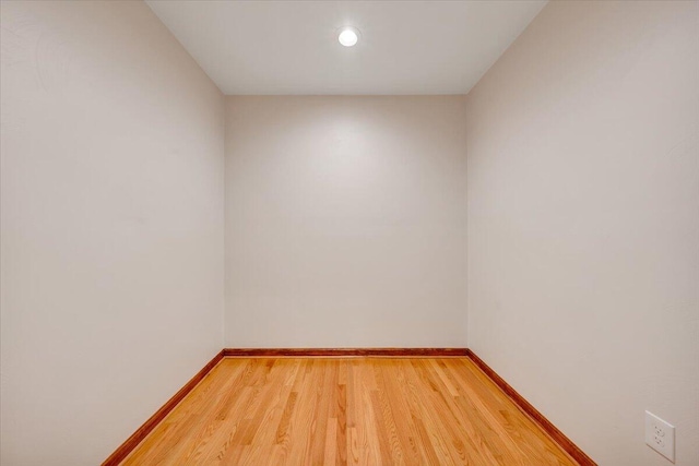 3615 Dogwood Ln SW, Roanoke, VA 24015 - empty room featuring baseboards, light wood finished floors, and recessed lighting