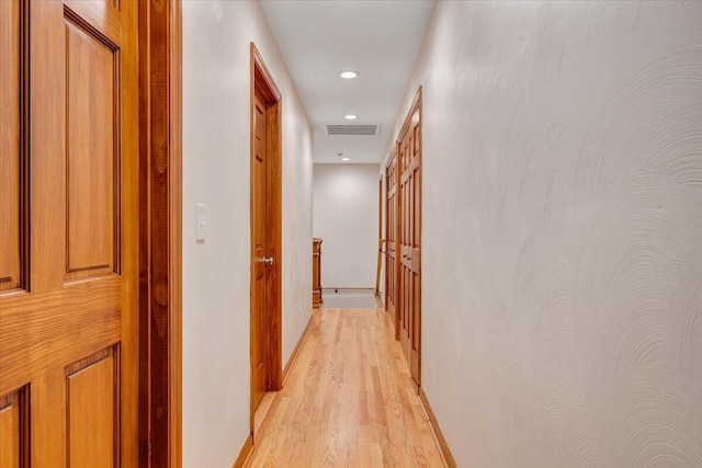 3615 Dogwood Ln SW, Roanoke, VA 24015 - hall with light wood-style floors, recessed lighting, and baseboards