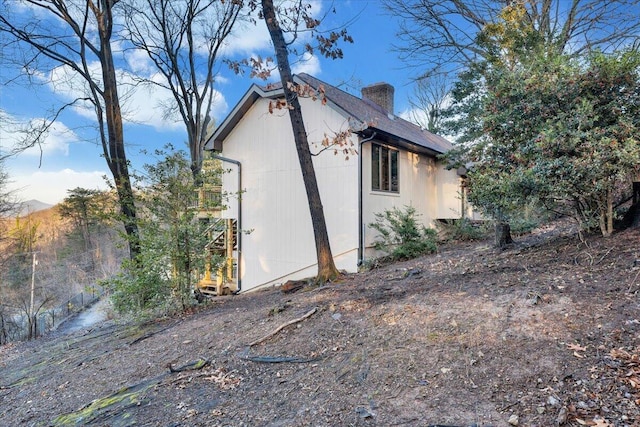 3615 Dogwood Ln SW, Roanoke, VA 24015 - view of side of home featuring a chimney