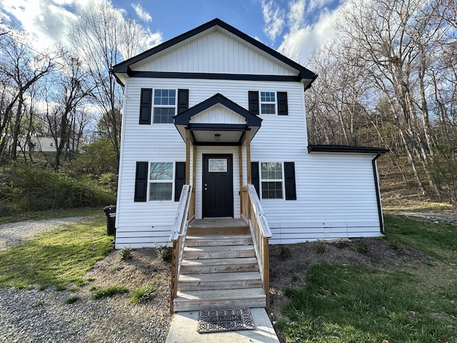 view of front of property