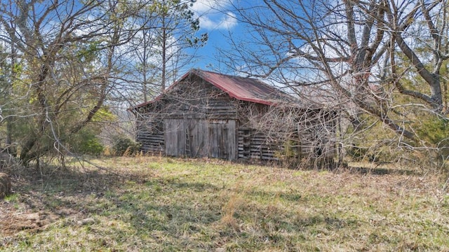 view of barn