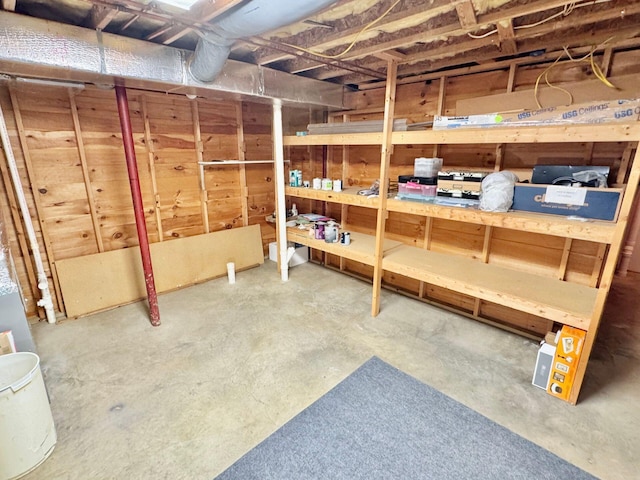 view of storage room