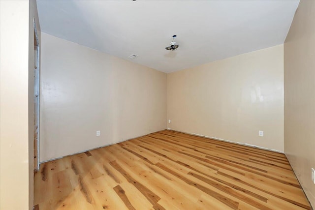 181 Borderline Rd NW, Willis, VA 24380 - unfurnished room featuring wood finished floors and visible vents