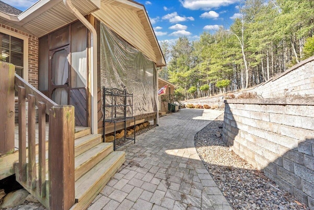 181 Borderline Rd NW, Willis, VA 24380 - view of side of property with entry steps and a patio area