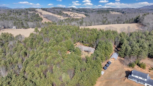 181 Borderline Rd NW, Willis, VA 24380 - aerial view with a forest view
