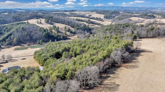 181 Borderline Rd NW, Willis, VA 24380 - aerial view featuring a mountain view and a forest view