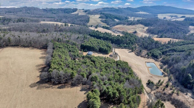181 Borderline Rd NW, Willis, VA 24380 - aerial view featuring a mountain view and a forest view