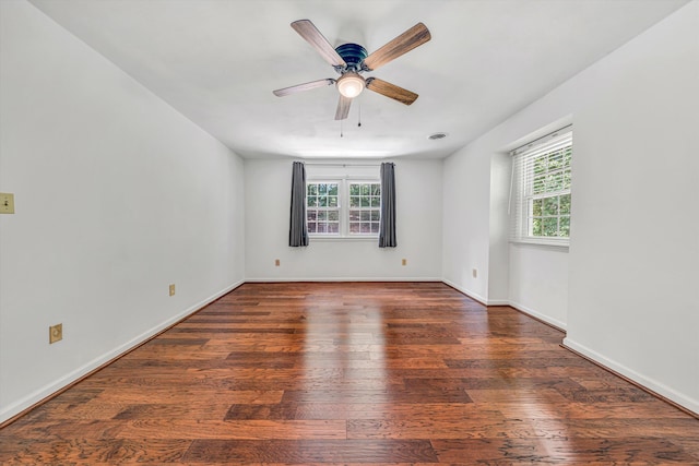 4937 Greenlee Rd SW, Roanoke, VA 24018 - unfurnished room with wood finished floors and ceiling fan