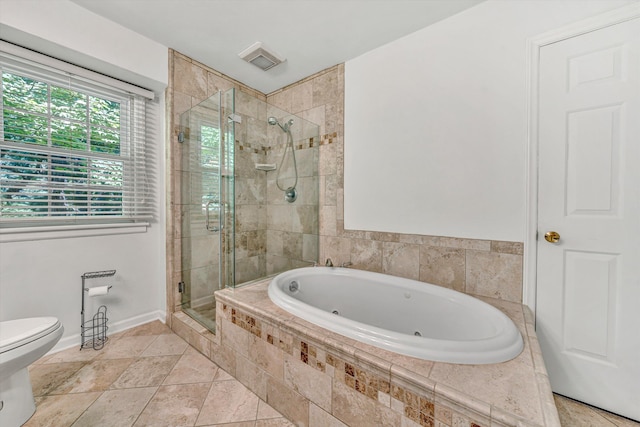 4937 Greenlee Rd SW, Roanoke, VA 24018 - bathroom with a tub with jets and a shower stall