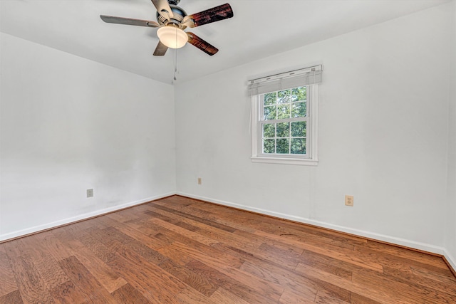 4937 Greenlee Rd SW, Roanoke, VA 24018 - spare room featuring wood finished floors and a ceiling fan