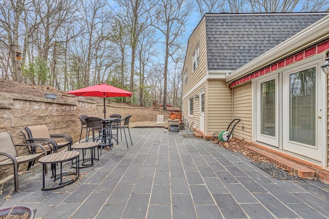 view of patio / terrace featuring outdoor dining area