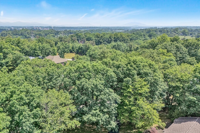 4937 Greenlee Rd SW, Roanoke, VA 24018 - aerial view of property and surrounding area with a heavily wooded area and a mountainous background