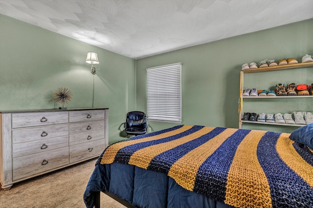 bedroom with carpet floors