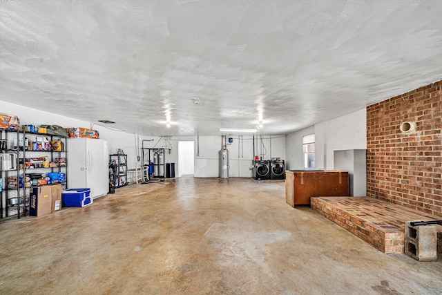 5359 Booker T Washington Hwy, Rocky Mount, VA 24151 - garage with water heater and washer and dryer