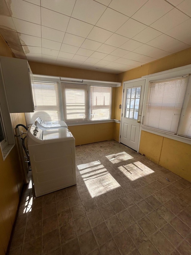 interior space featuring washer / dryer