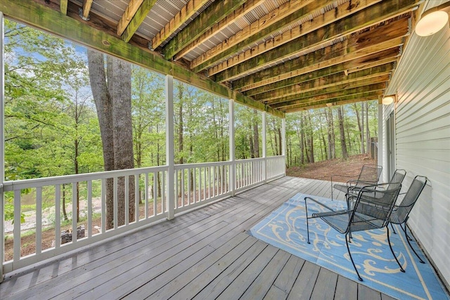 view of deck