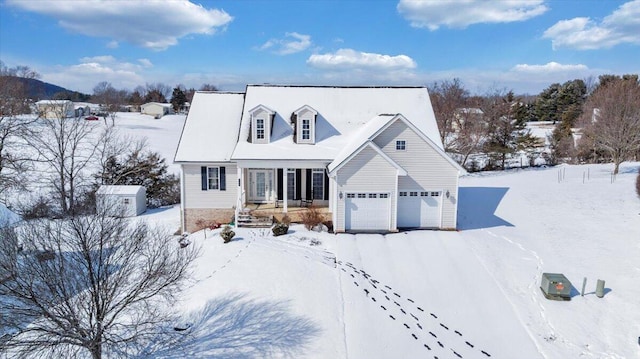 view of cape cod home