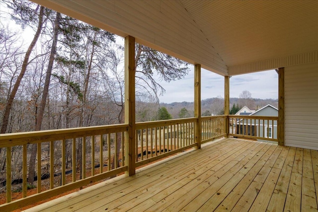 view of deck