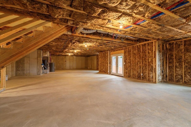interior space with water heater