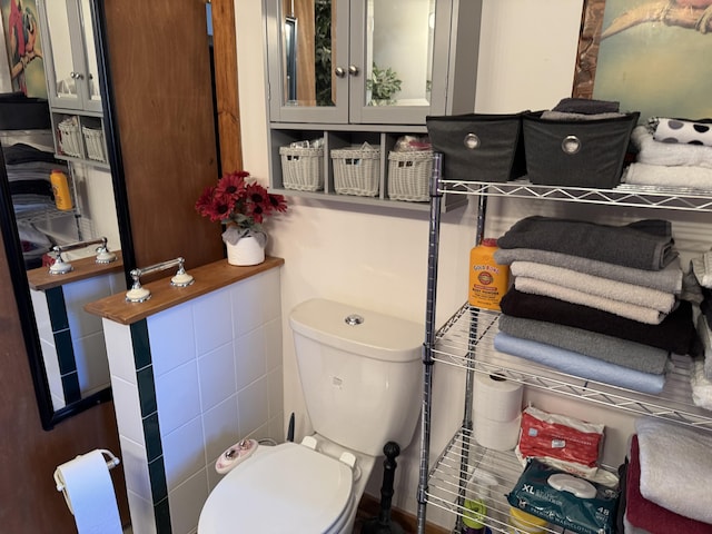 bathroom with toilet