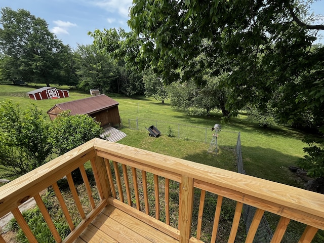 23 Upland Dr, Salem, VA 24153 - view of wooden terrace