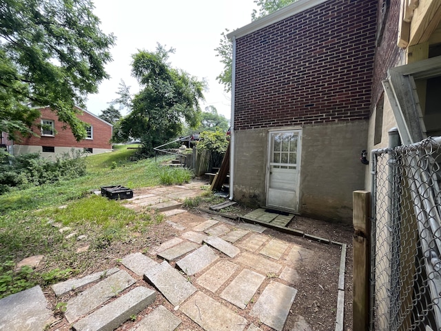 23 Upland Dr, Salem, VA 24153 - view of yard featuring an outdoor fire pit and a patio area