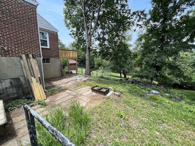 23 Upland Dr, Salem, VA 24153 - view of yard with a deck
