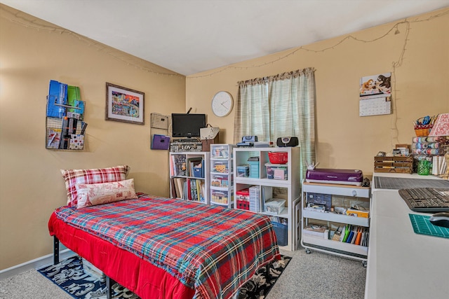 bedroom featuring carpet floors