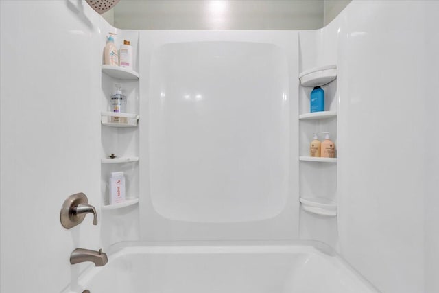 full bathroom with bathtub / shower combination