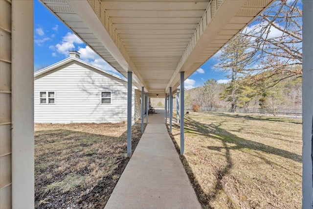 view of patio