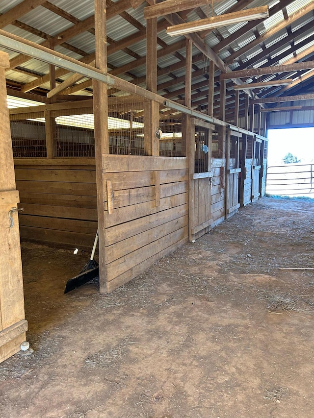 view of stable