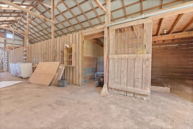 view of stable