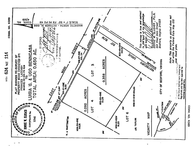 Listing photo 3 for 4 E Main St Lot3, Bedford VA 24523