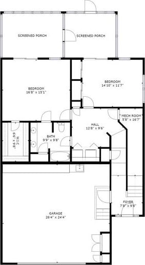 3370 Kelly Lane Ext, Roanoke, VA 24018 - view of room layout